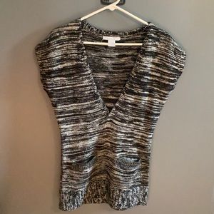 Charlotte Ruse V Neck Sweater Vest Size M
